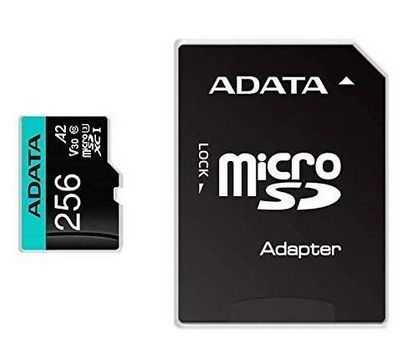 ADATA MICRO SDXC 256GB UHS-I U3 V30S A2 100-80MB/S