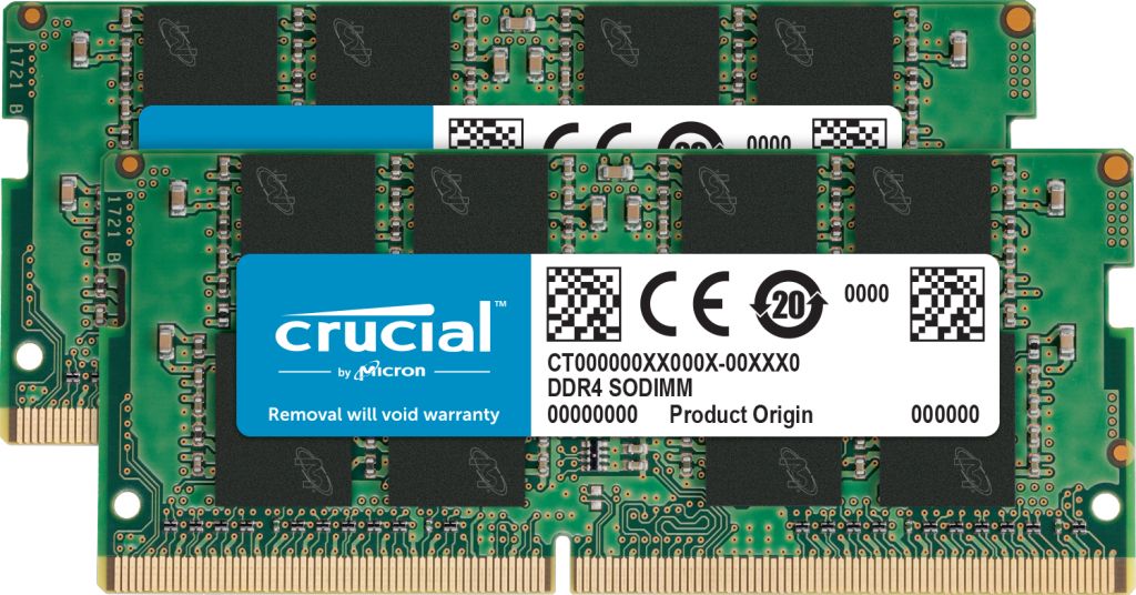 CRUCIAL 32GB Kit (16GBx2) DDR4-3200 SODIMM