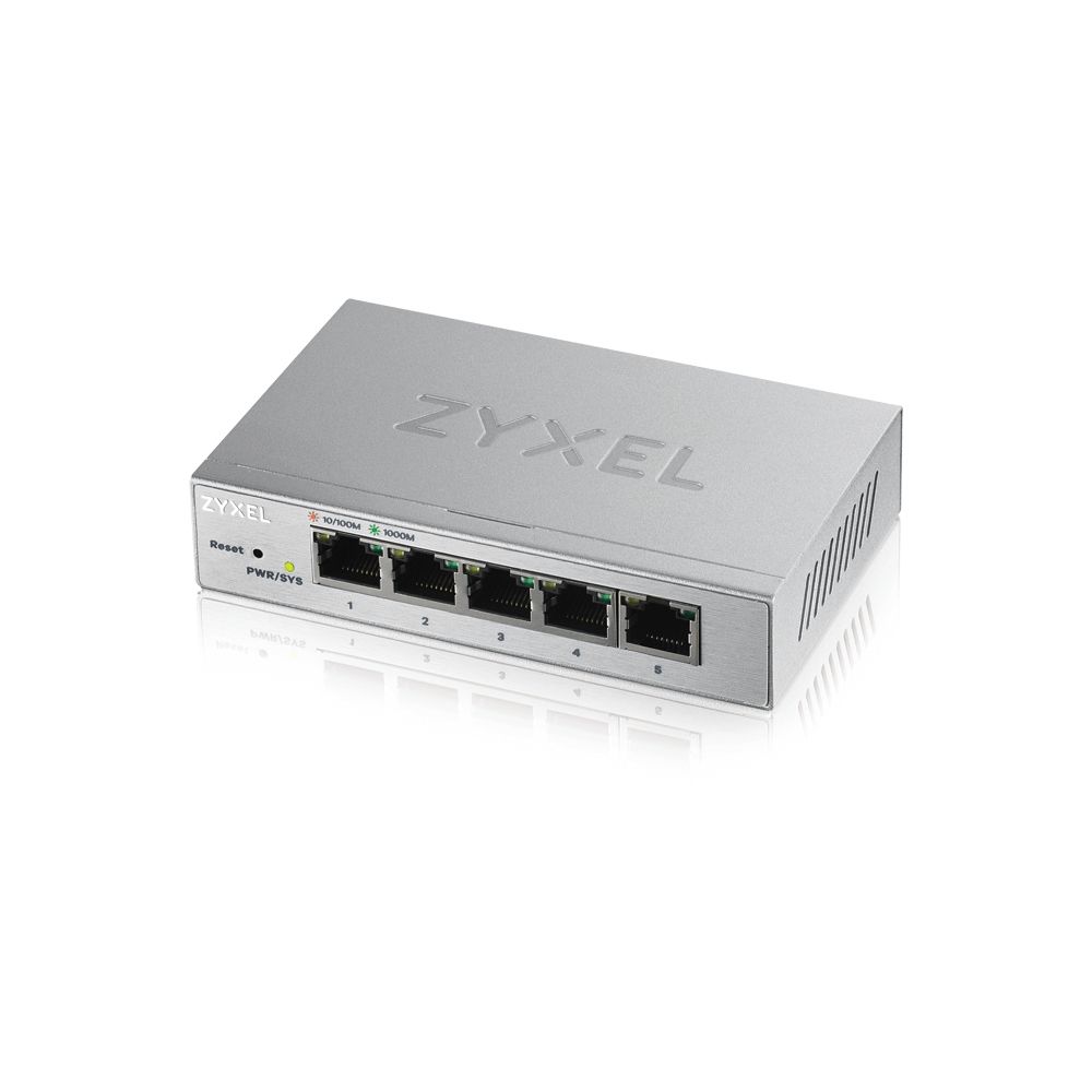 GS1200-5 - SWITCH UNMANAGED PLUS, 5 PORTE GIGABIT