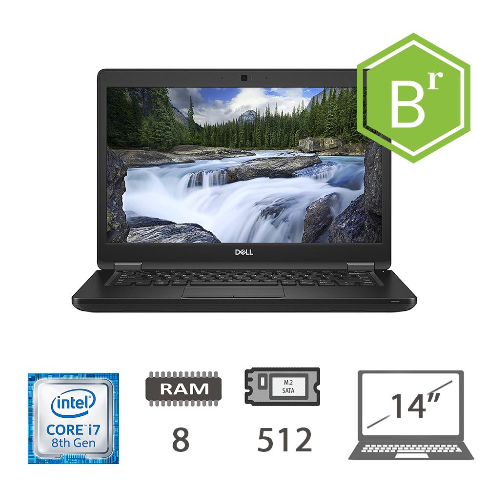 DELL LATITUDE 5490 - I7-8650U/8/512M2/14/W10P/2Y B