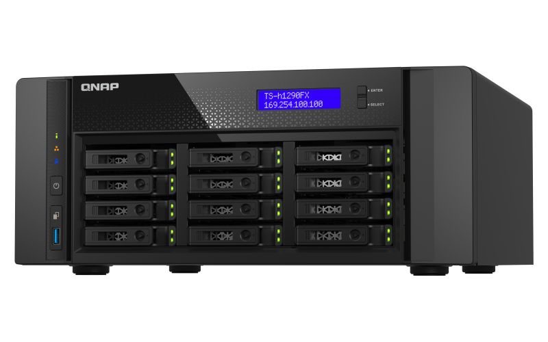 QNAP NAS 12 BAIE AMD EPYC 64 GB