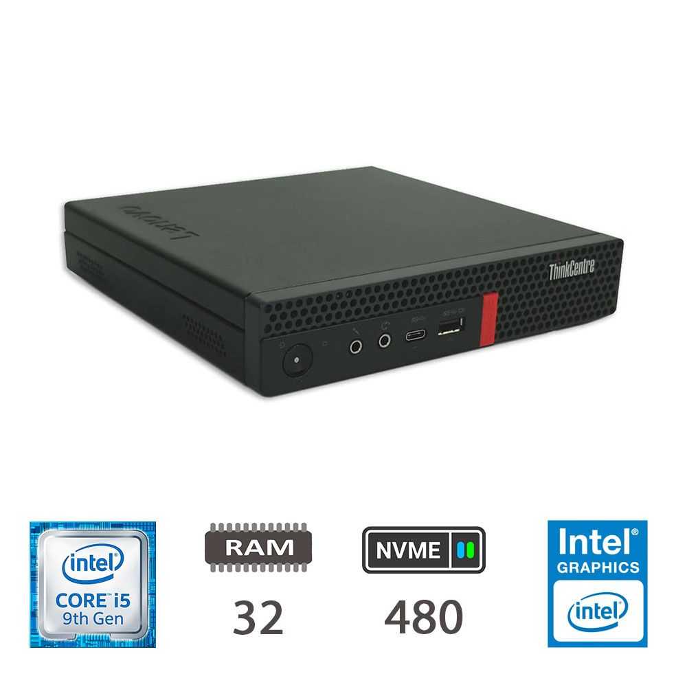 LENOVO M720Q TINY - I5-9500T/32/NVME480/W10P/2Y