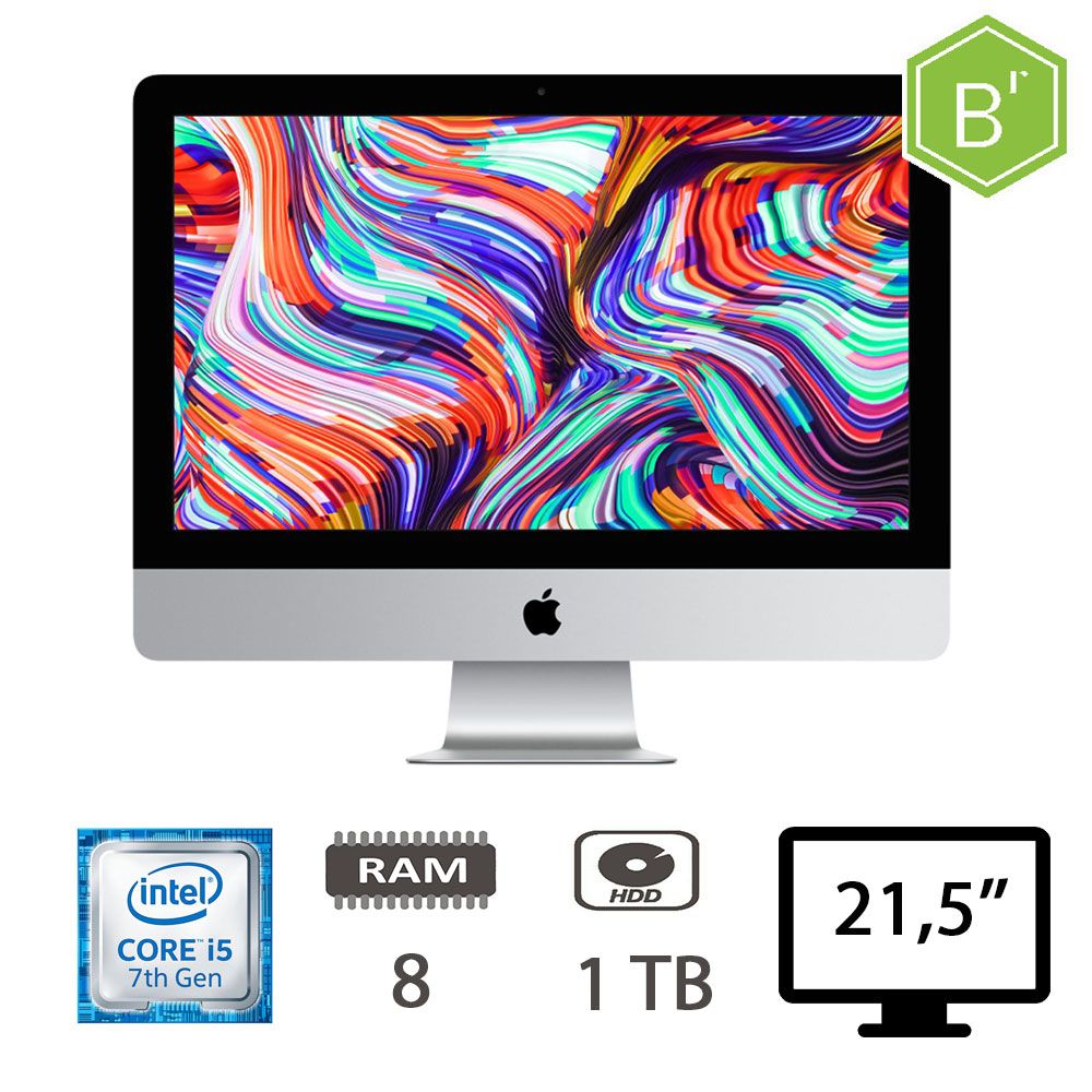 IMAC 21,5 4K (2017)I5-7400/8/HDD1TB/2Y - B