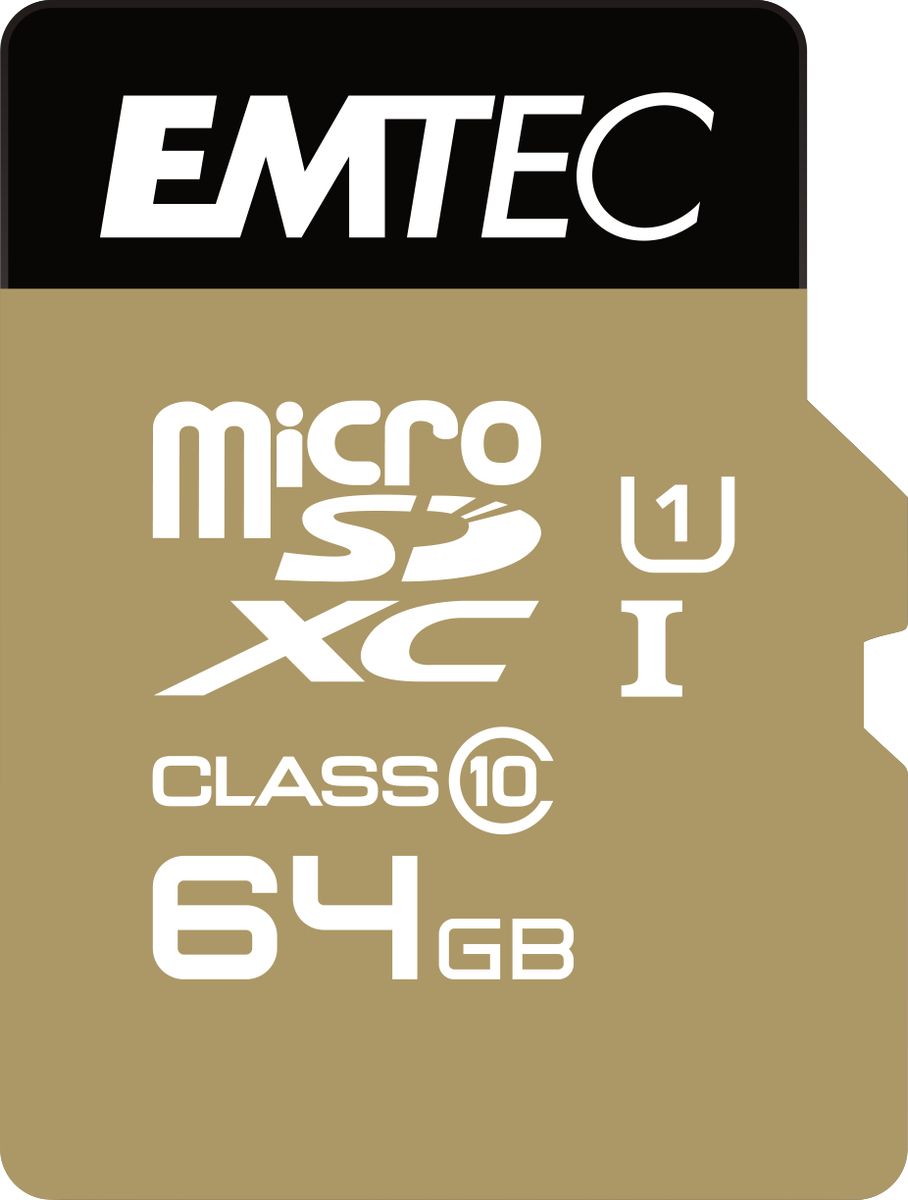 EMTEC MICRO SD XC CON ADATTATORE 64GB UHS1 U1 C10