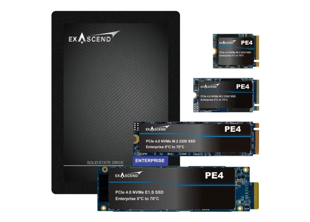 EXASCEND PE4 NVME PCIE GEN4X4 U.2 3,84TB 0 C-70 C