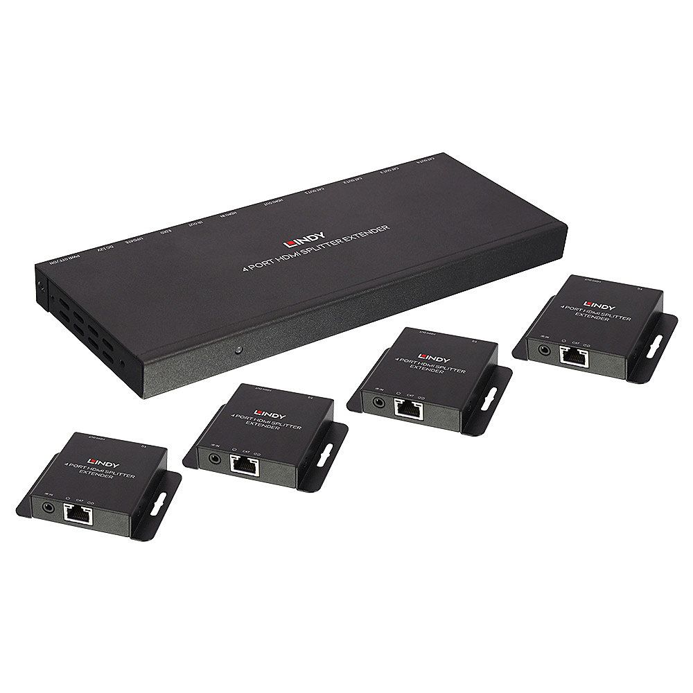 EXTENDER SPLITTER HDMI IR CAT.6 50M, 4 PORTE