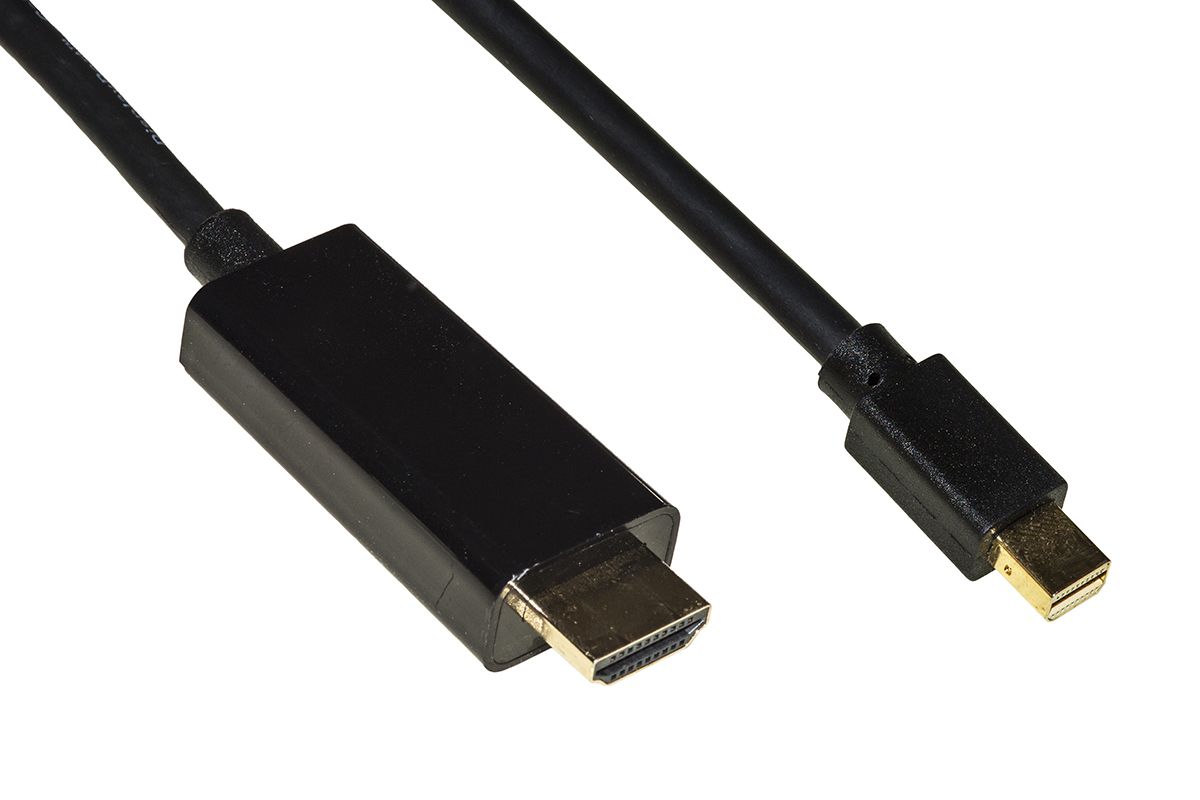 CAVO MINI DISPLAYPORT 1.4 - HDMI GOLD 1,8M