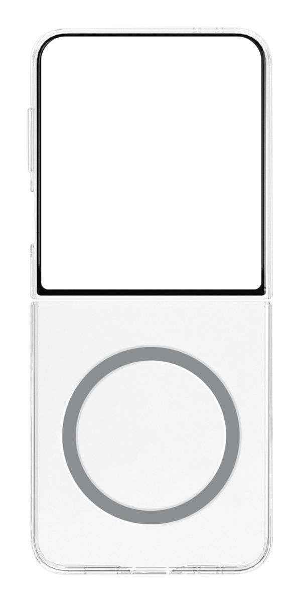 GALAXY Z FLIP7 CLEAR MAGNET CASE TRANSPARENCY