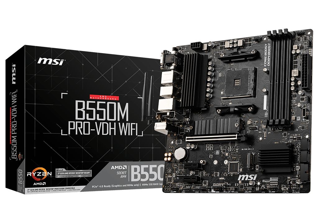MSI MB B550M PRO-VDH WIFI MATX