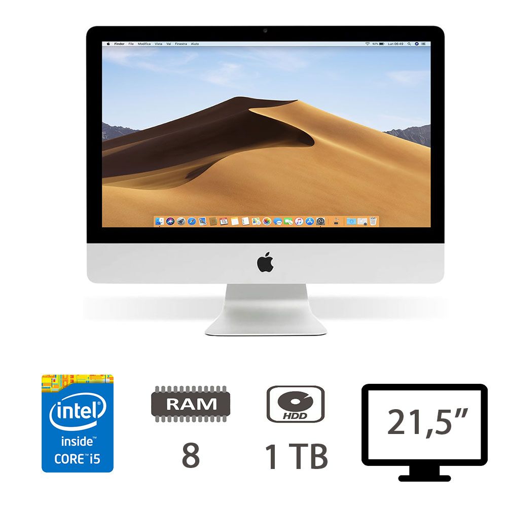 IMAC 21,5 (L13)I5-4570R/8/HDD1TB/2Y