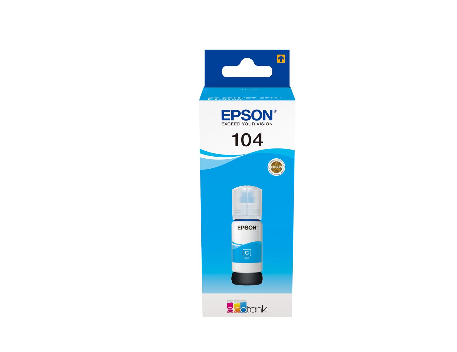 FLACONE INCHIOSTRO CIANO 65ML 7500PAG SERIE 104