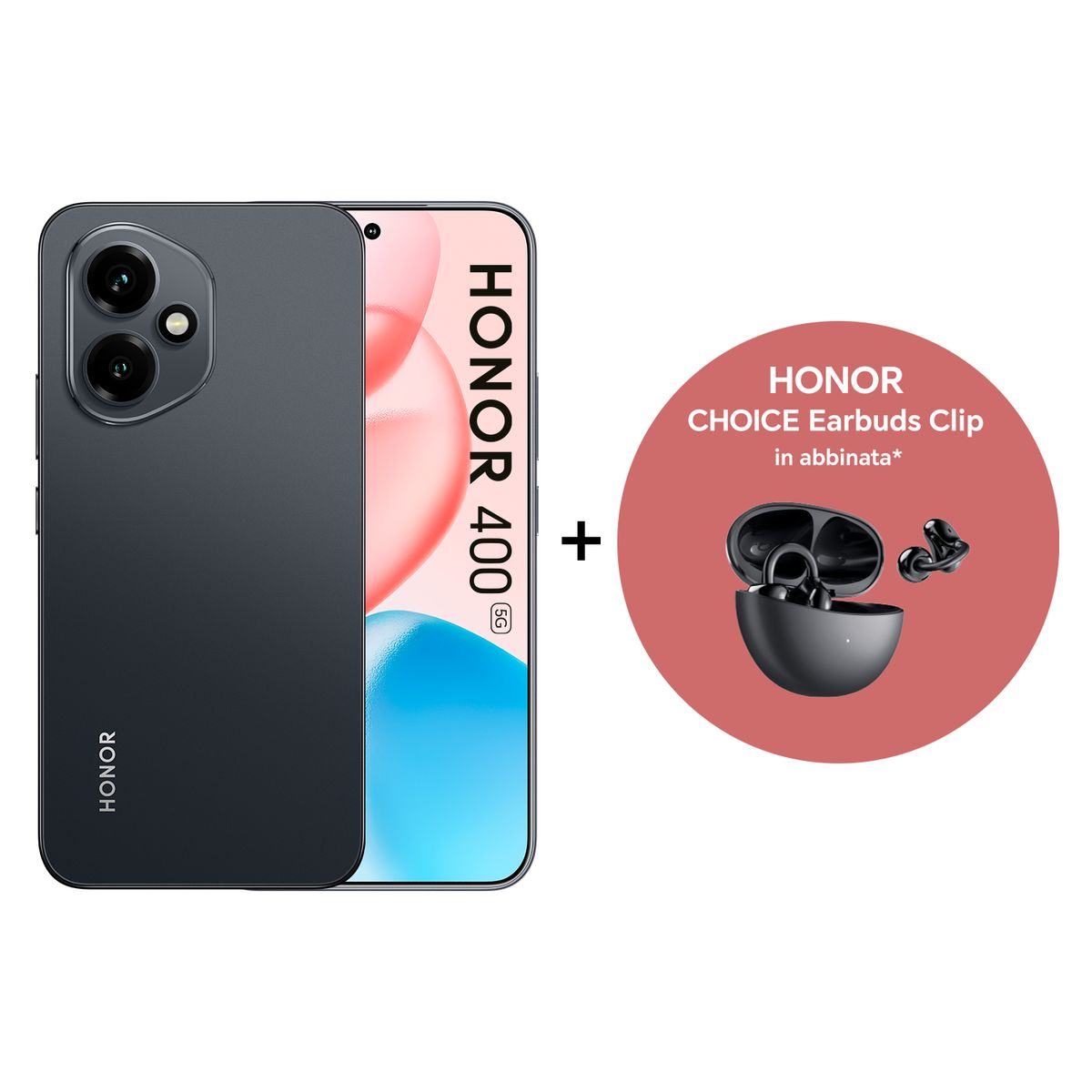 HONOR 400 (8/512GB) M BLACK + CHOICE Clip
