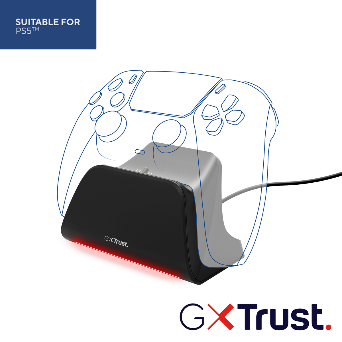 GXT255 CHARGE STAND PS5 BLK