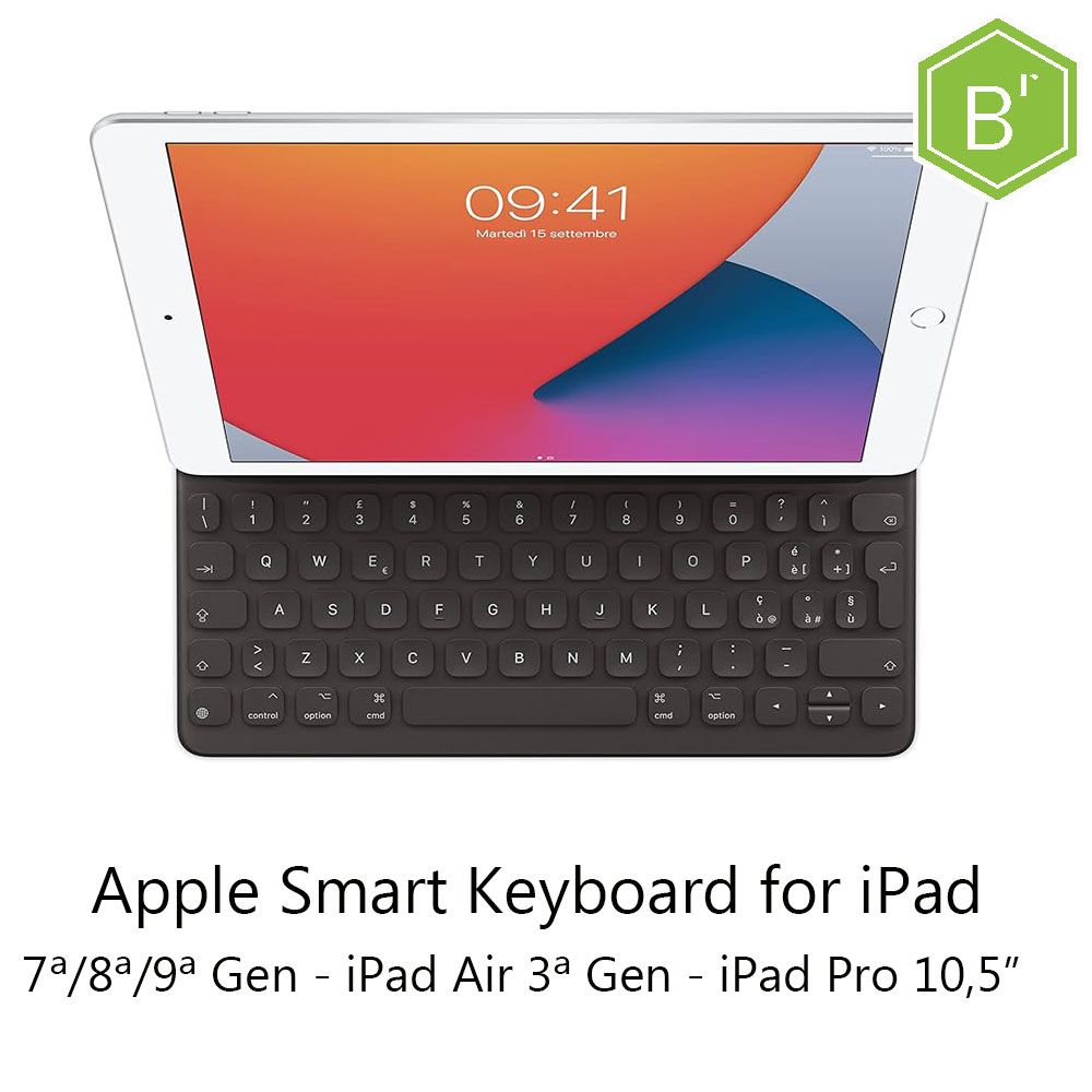 APPLE IPAD SMART KEYBOARD/BLACK - MX3L2T/A - B