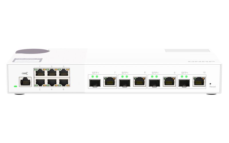 QNAP 10PORTS SWITCH 8X2.5GBPS, 4X10GBPS SFP+/RJ45