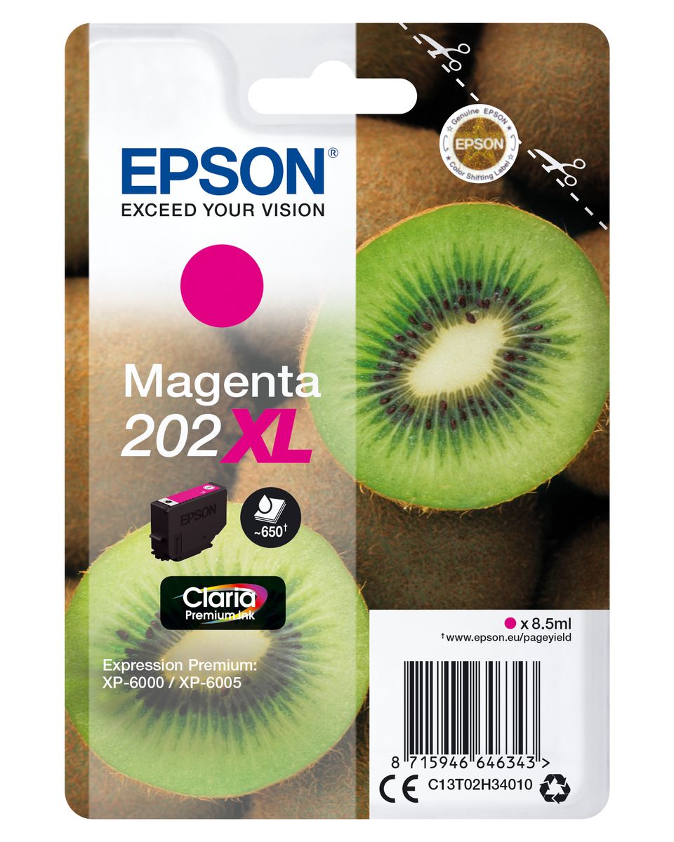 CARTUCCIA 202XL SERIE KIWI MAGENTA - 650pag/8,5ml