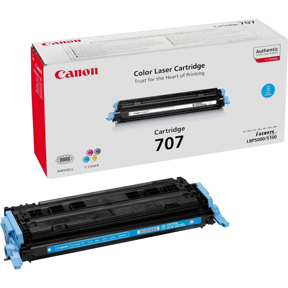707 C CARTUCCIA CIANO PER  STAMP. LASER A COLORI