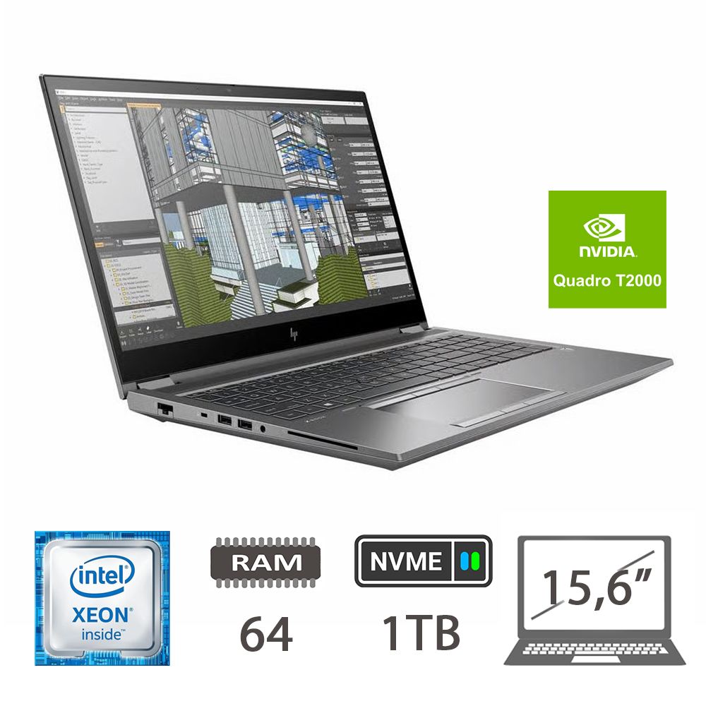 HP ZBOOK FURY 15 G7 W-10885M/64/NVME1TB/T2000/W11P