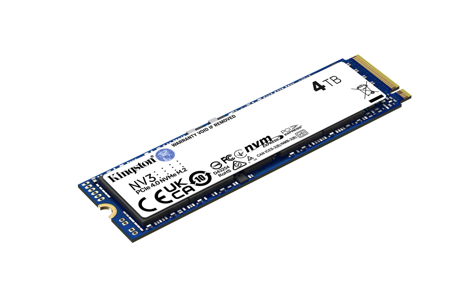 KINGSTON 4TB NV3 M.2 2280 PCIE 4.0 NVME SSD