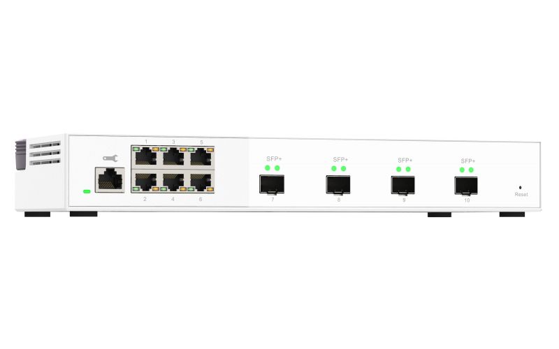 QNAP 10PORTS SWITCH 6X2.5GBPS, 4X10GBPS SFP+