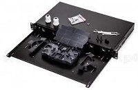 Cassetto ottico 19'' s/pannello frontale Nero 1U