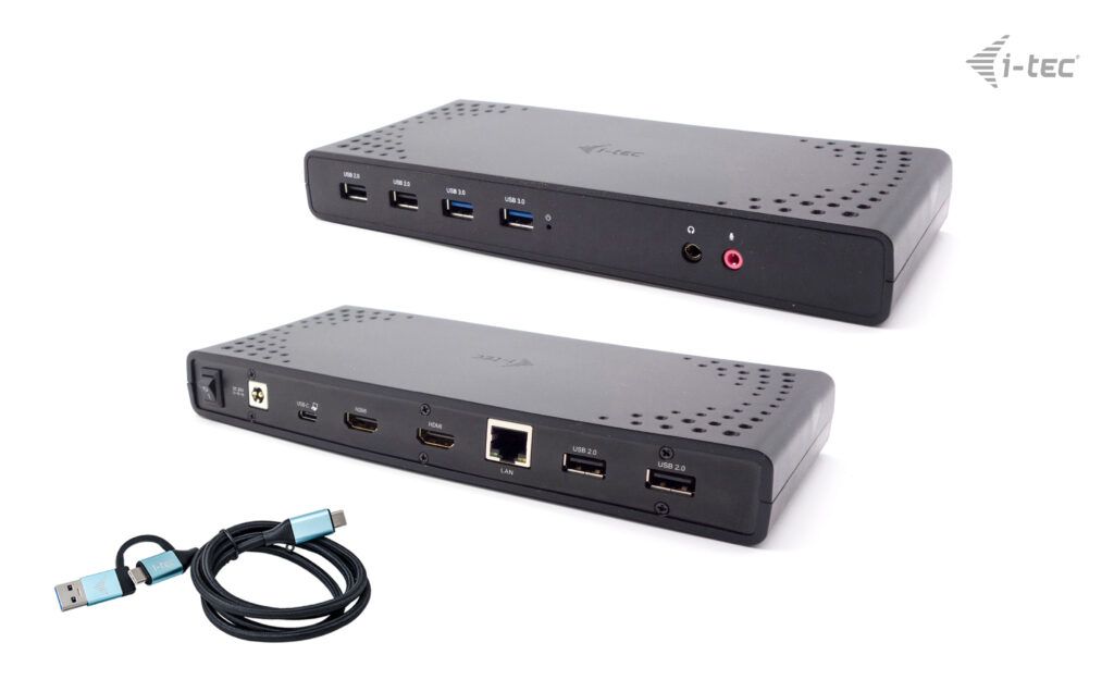 I-TEC USB 3.0/USB-C/THUNDERBOLT, 2X HDMI DOCKING