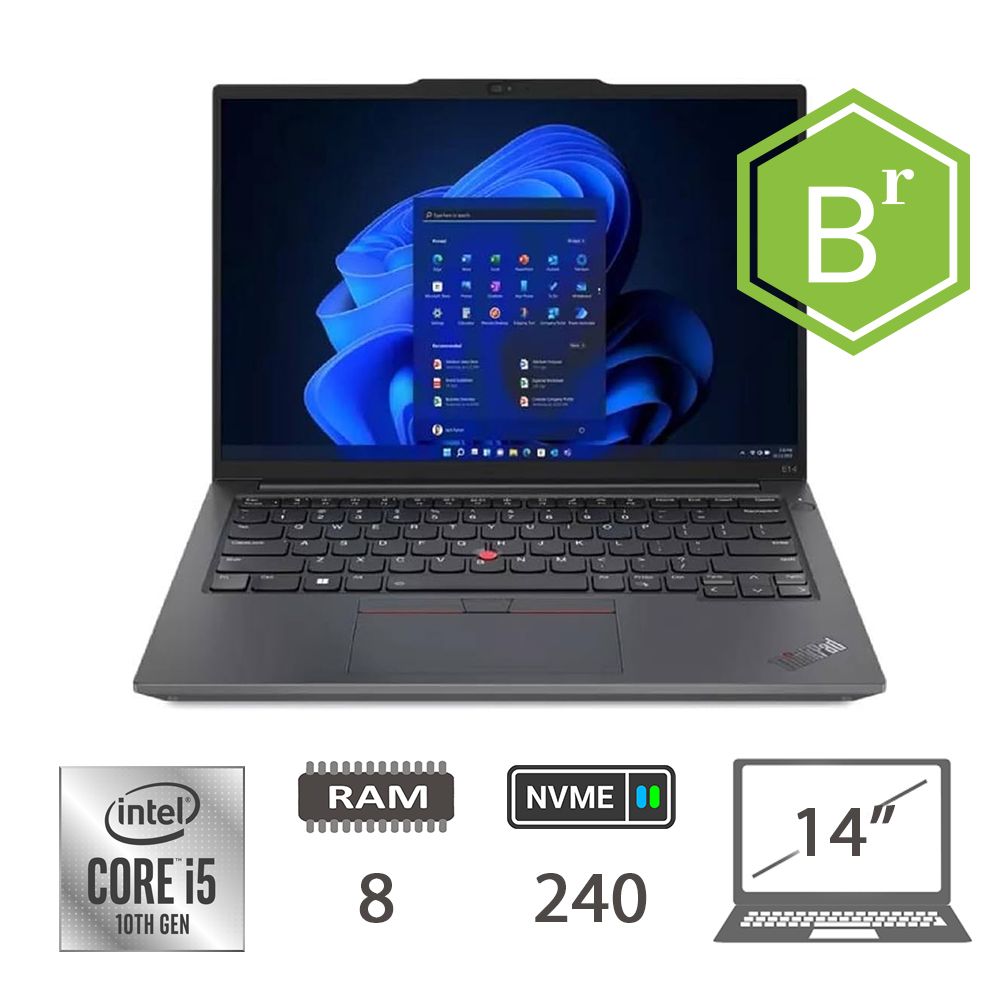 LENOVO E14 I5-10210/8/NVME240/14/W10P/2Y B