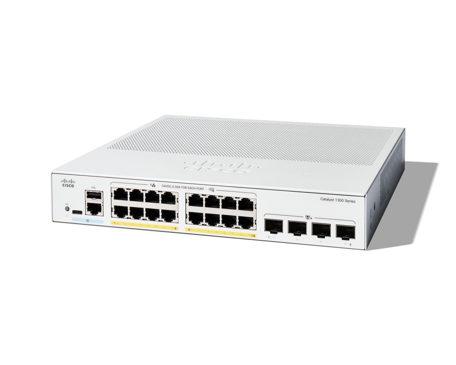 CATALYST 1300 16-PORT GE, POE, 4X10G SFP+
