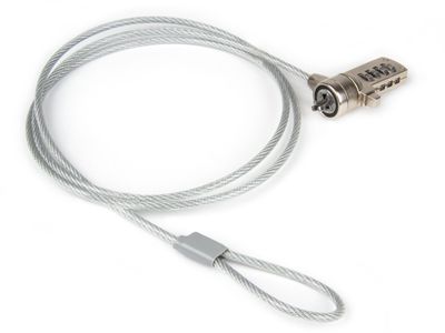 CAVO DI SICUREZZA 150CM CON COMBINAZIONE