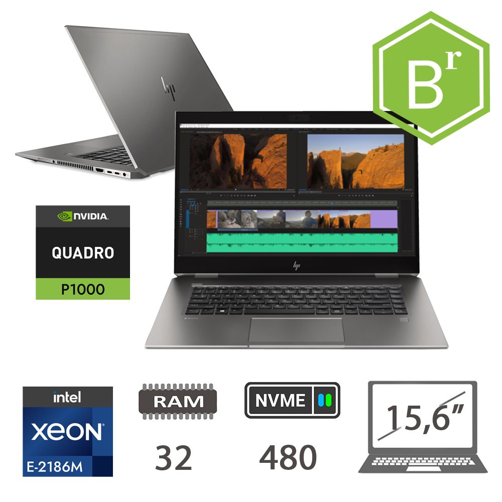 HP ZBOOK ST G5 XEON E-2186M/32/NVME480/W11P/2Y B