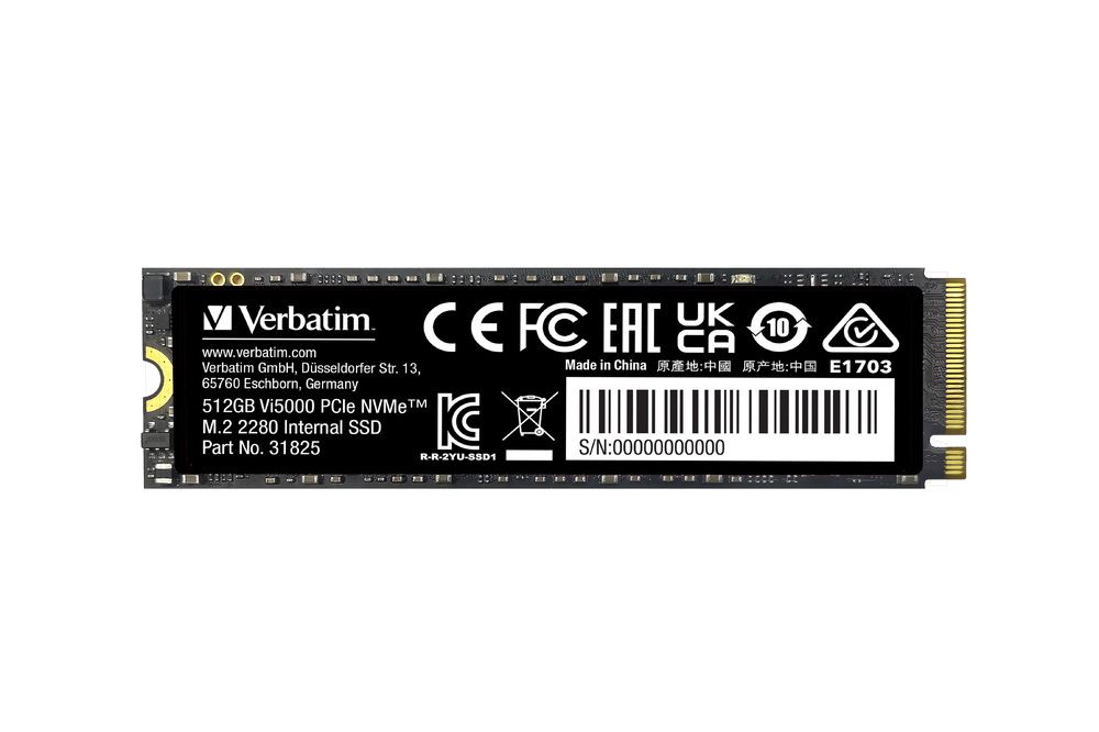 VERBATIM VI5000 PCIE4 NVME M.2 SSD 512GB