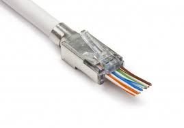 Plug EZ-RJ45 Shielded External Ground(100pz.)