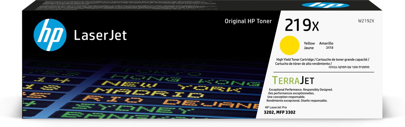 HP 219X HIGH YIELD YEL LASERJET TONER CARTRIDGE