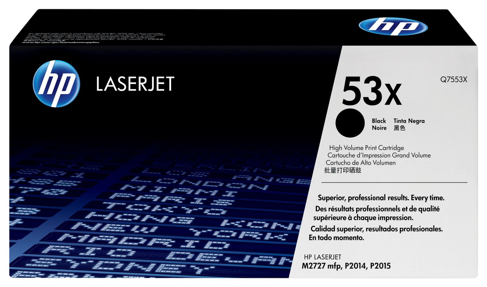 HP LASERJET Q7553X BLACK PRINT CARTRIDGE
