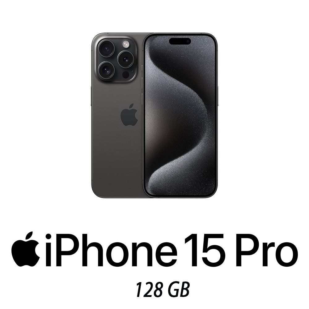 IPHONE 15 PRO 128GB BLACK TITANIUM/2Y