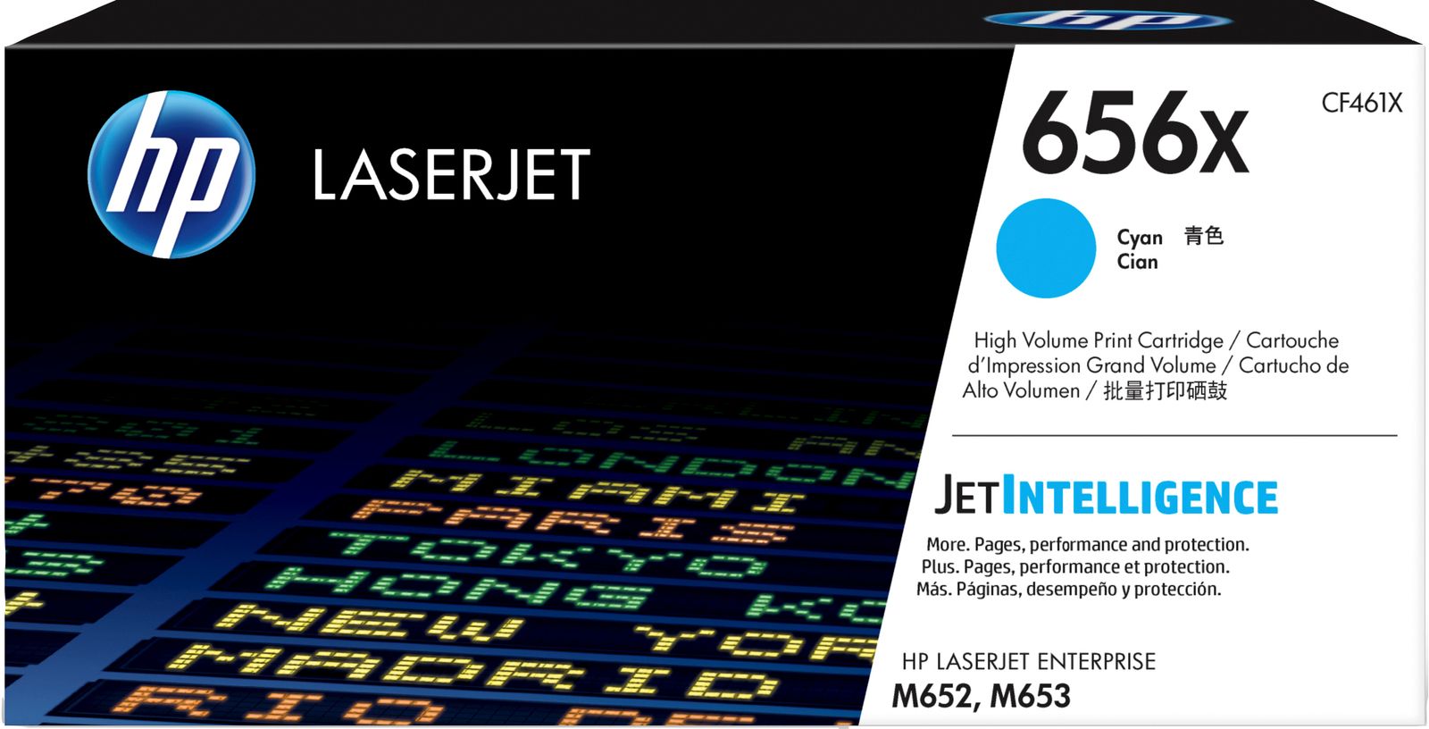 HP 656X CYAN LASERJET TONER CARTRIDGE