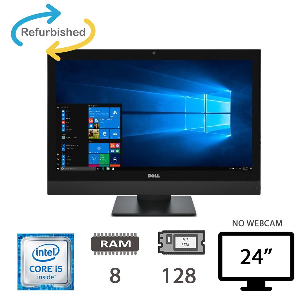 DELL 7450 AIO I5-6400T/8/128M2/W10P/NOWEB NO-WIFI