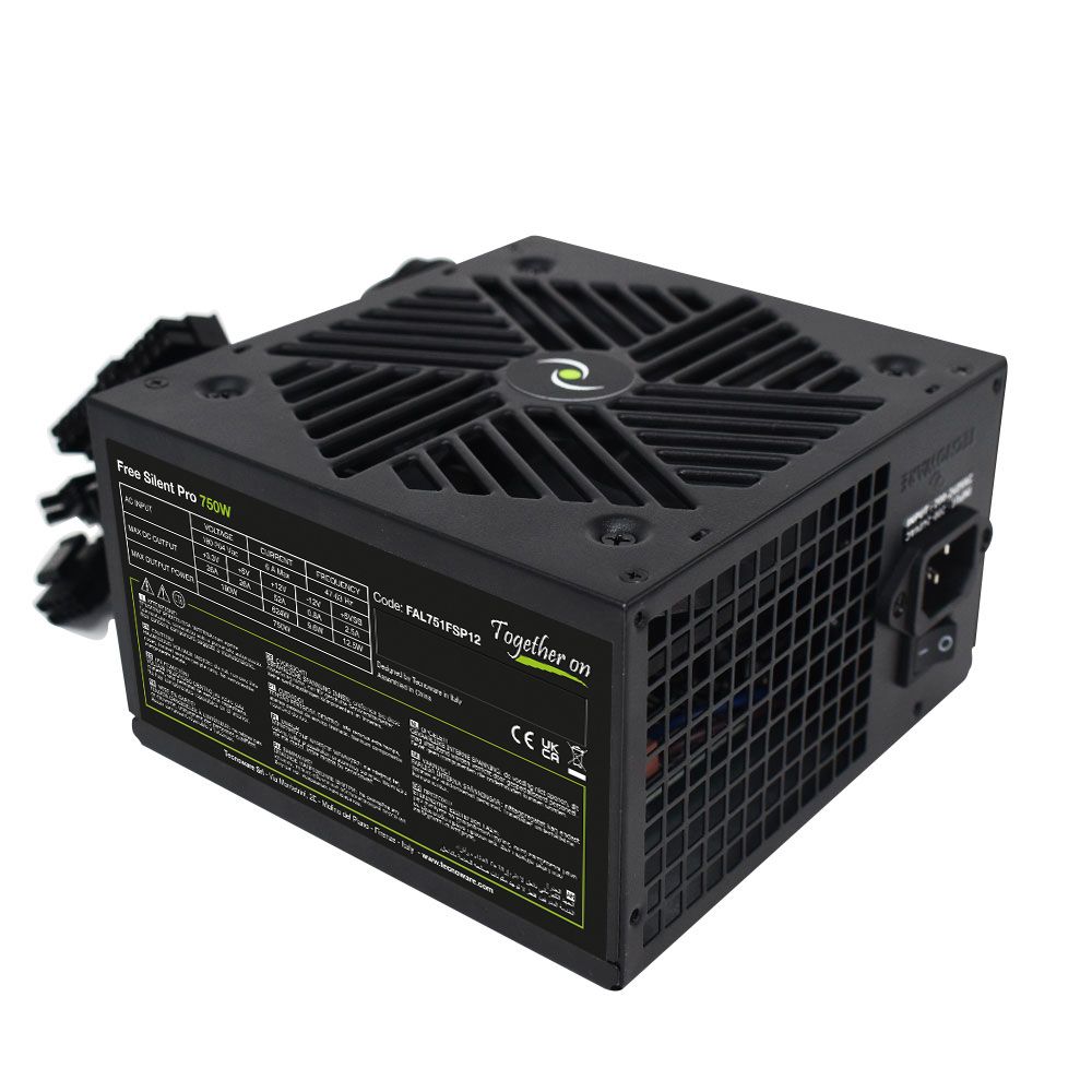 ALIMENTATORE FREE SILENT PRO 750W 12 CM PSU