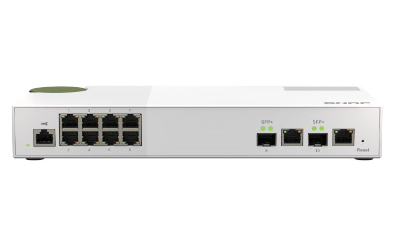 QNAP 10PORTS SWITCH 8X2.5GBPS, 2X10GBPS SFP+/RJ45