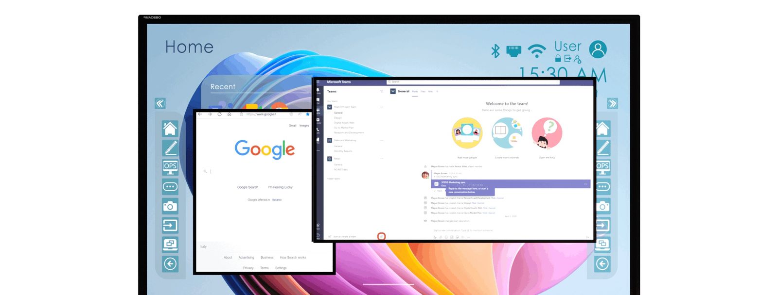 Monitor interattivo Wacebo DabliuTouch 86