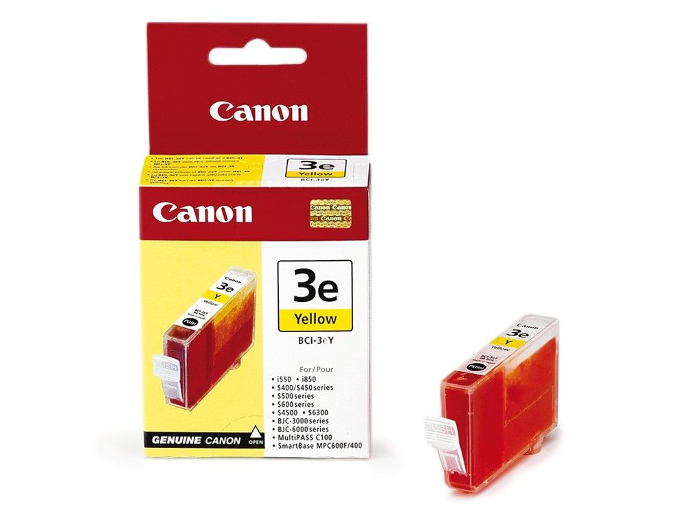 BCI-3E Y SERB. YELLOW (13 ML) CANON BJC 6/3000-S4