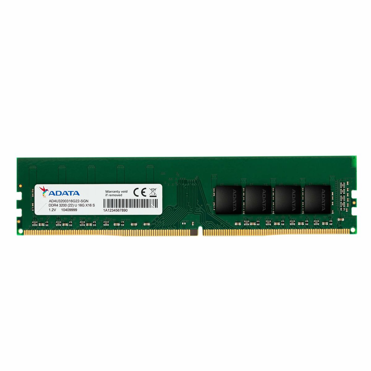ADATA MEMORIA RAM 16GB DDR4 DIMM 3200MHZ 2048X8