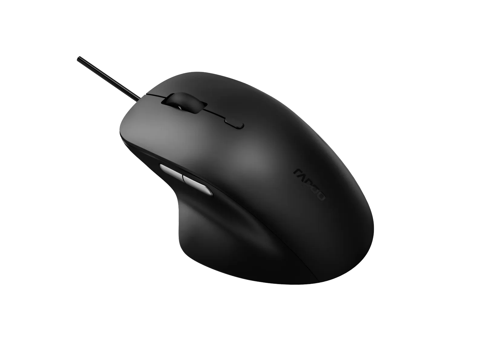 N500 SILENT WIRED OFFICE MOUSE BK