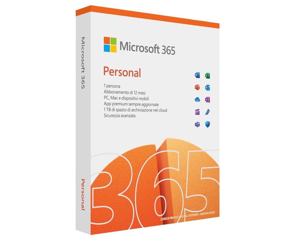 MICROSOFT 365 PERSONAL ITA SUBS 1 YR 1 USER