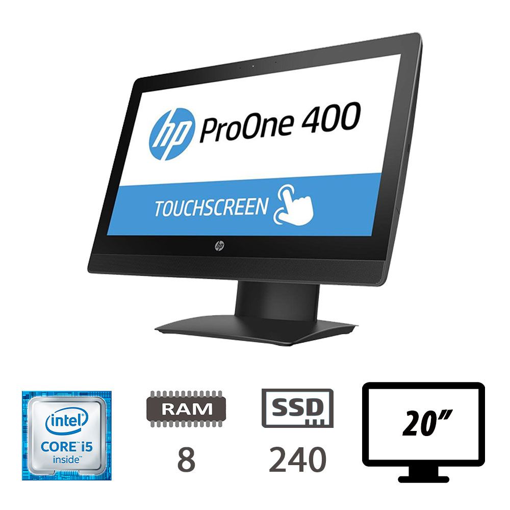 HP 400 G3 AIO TS - I5-6500T/8/SSD240/20/W10P/2Y