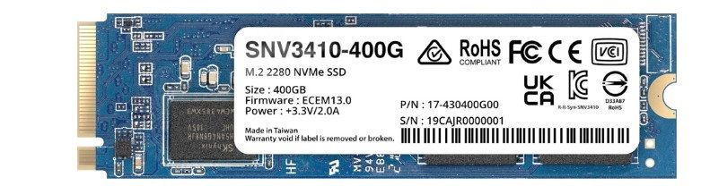 SYNOLOGY SNV3410 SSD M.2 2280 NVME PCIE 3.0 400GB
