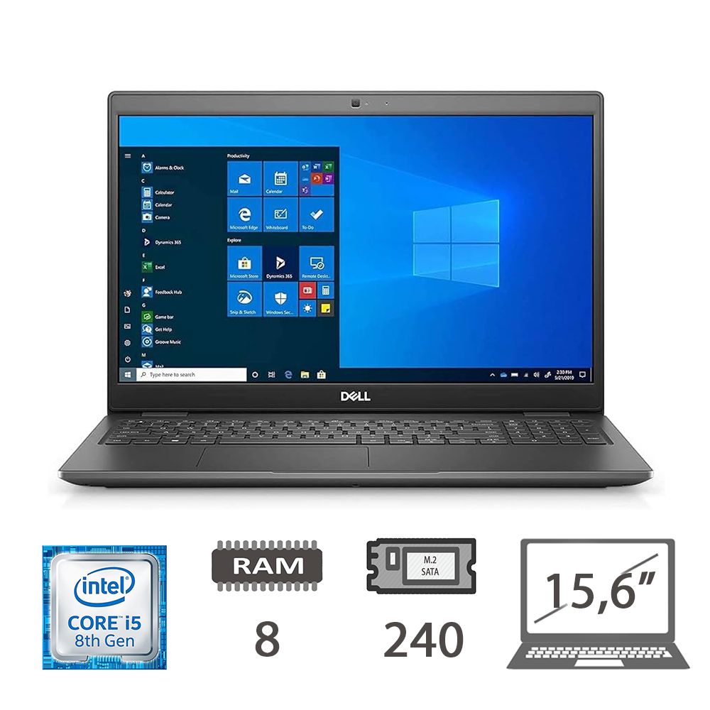 DELL 3500 - I5-8365U/8/M2-SATA240/15,6/W11P/2Y