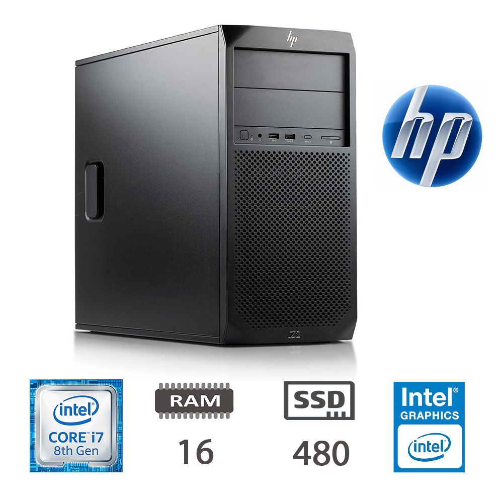HP Z2 G4 I7-8700/16/SSD480/W10P/2Y