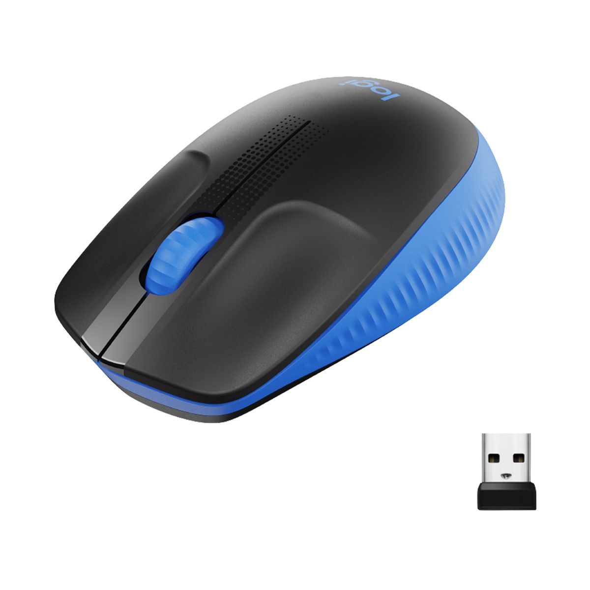M190 FULL-SIZE WIRELESS MOUSE - BLUE - EMEA