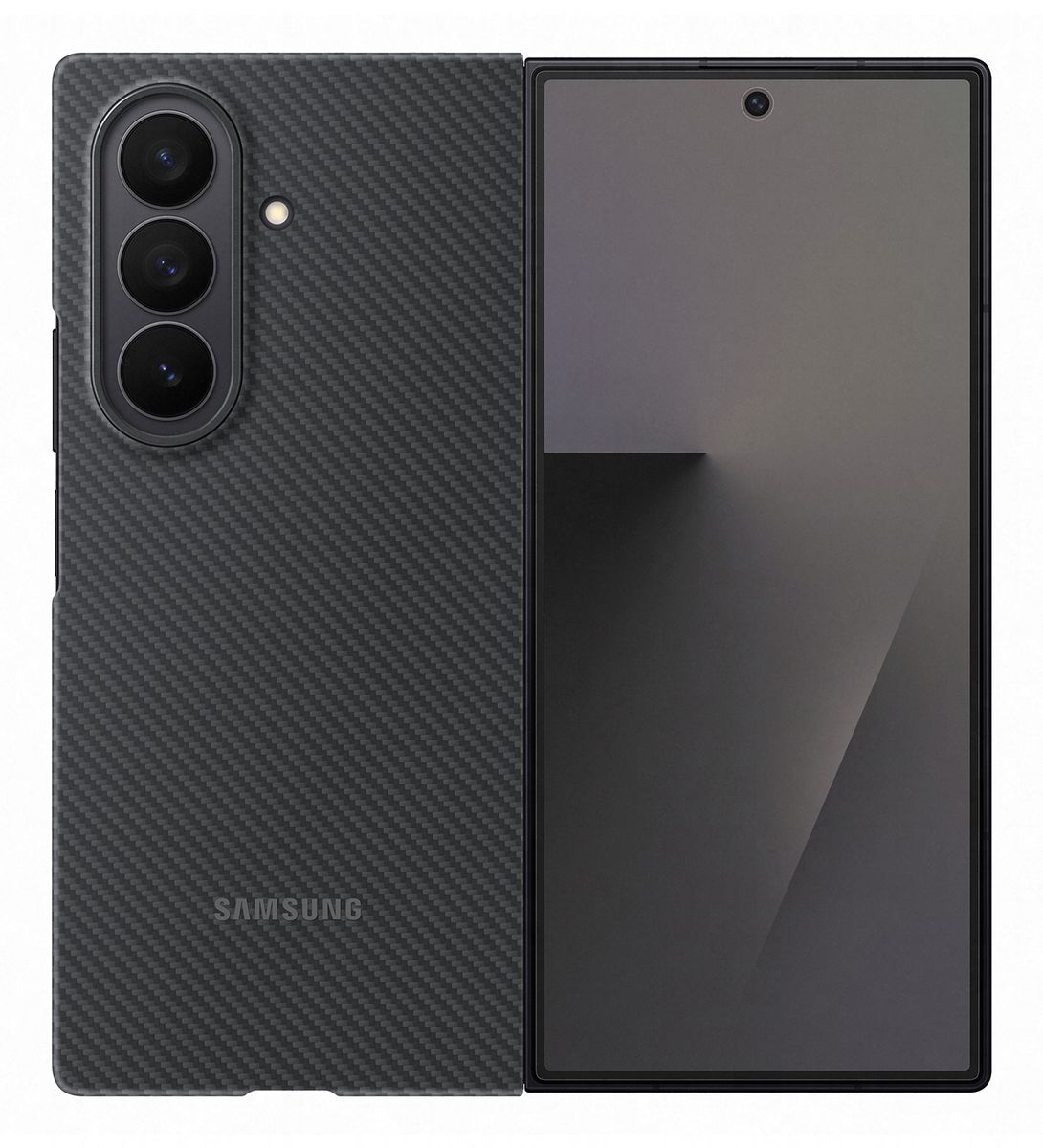 GALAXY Z FOLD7 CARBON SHIELD CASE BLACK